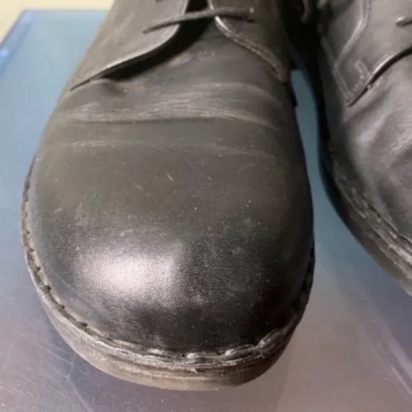 FINN COMFORT Black Leather Men's Shoes