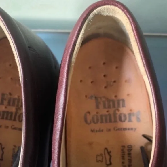 Finn Comfort Brown Leather Men's Shoes