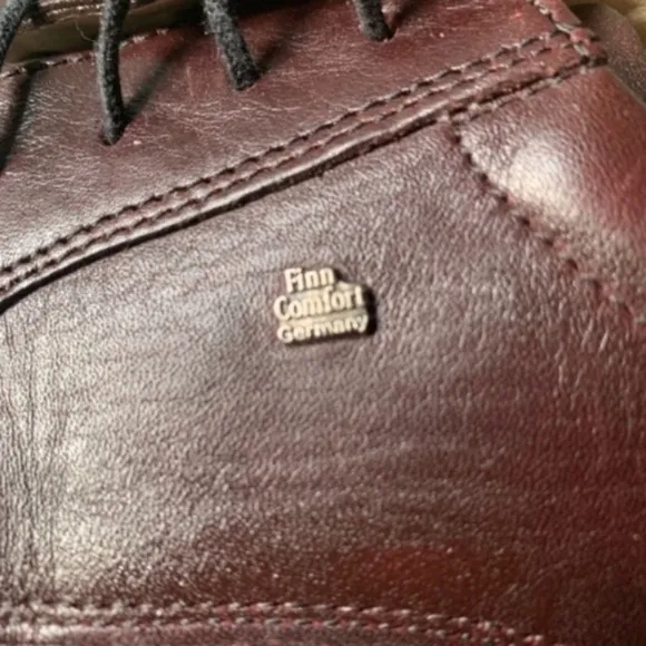 Finn Comfort Brown Leather Men's Shoes