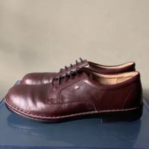 Finn Comfort Brown Leather Men's Shoes