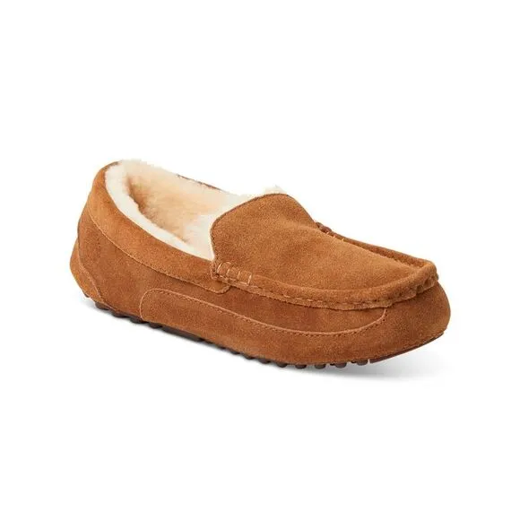 FIREBY DEARFOAMS Mens Brown Temperature Regulating Melbourne Slippers Shoes 12 M