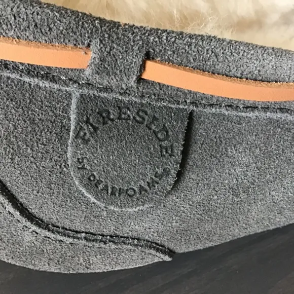 FIRESIDE BY DEARFOAMS Women's Victoria Genuine Shearling Moccasin Slipper