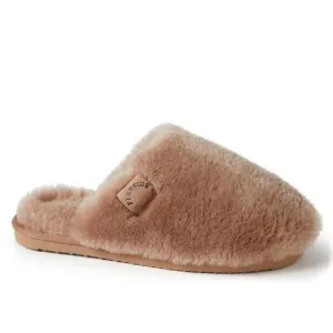 Fireside by Dearfoams Shelly Beach Shearling Slippers Driftwood 8 NWT IN PKG
