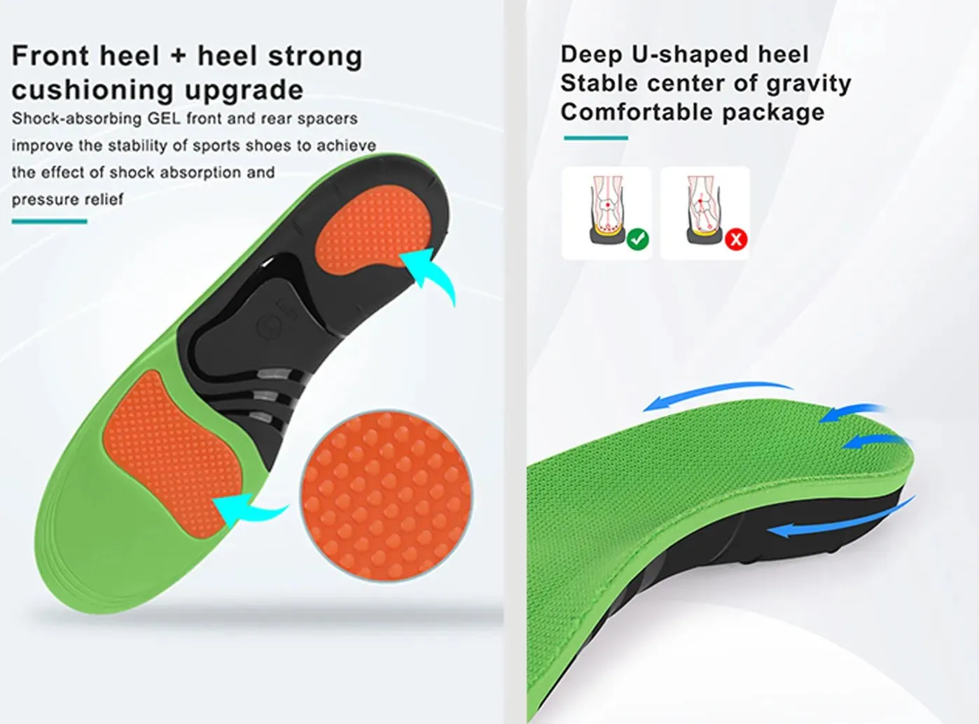 FitVille Breathable Orthopedic Insoles