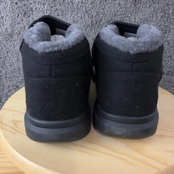 FitVille Diabetic Shoe Marca Mens Size 12.5 Wide Black Orthopedic Comfort Boot