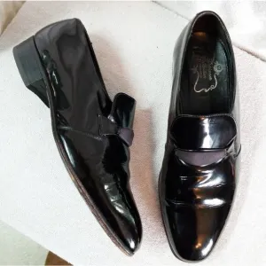 Florsheim black patent leather oxford dress shoes
