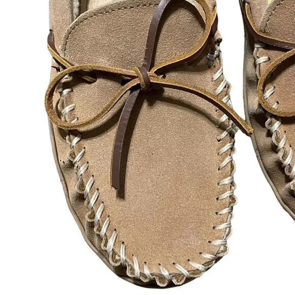 Florsheim Homestead Comfortech Ortholite Suede Moccasin Slippers SIZE 8 - NEW