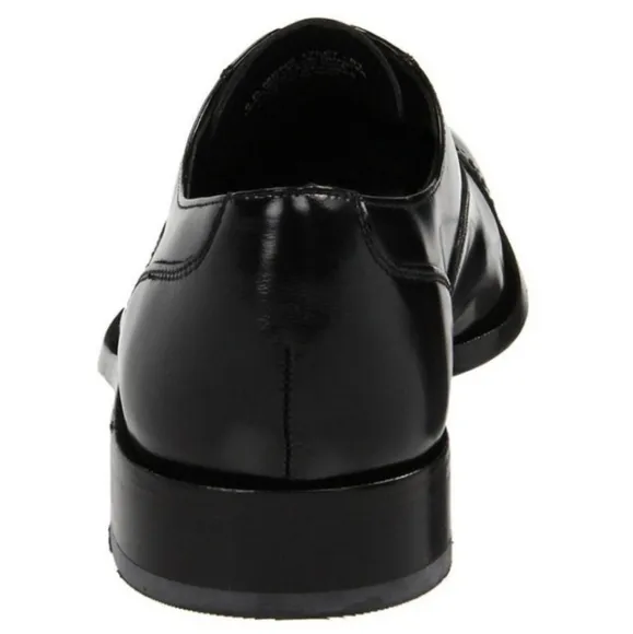 Florsheim 'Lexington Brogue' Black Patent Leather Lace-Up Oxford Sz. 8D EUC