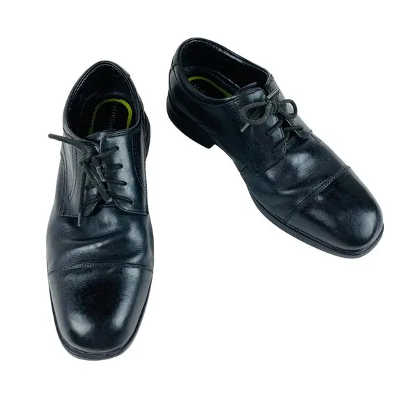 Florsheim Schiller Black Men's Oxford Leather Dress Shoes 13 3E