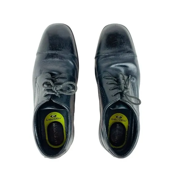 Florsheim Schiller Black Men's Oxford Leather Dress Shoes 13 3E