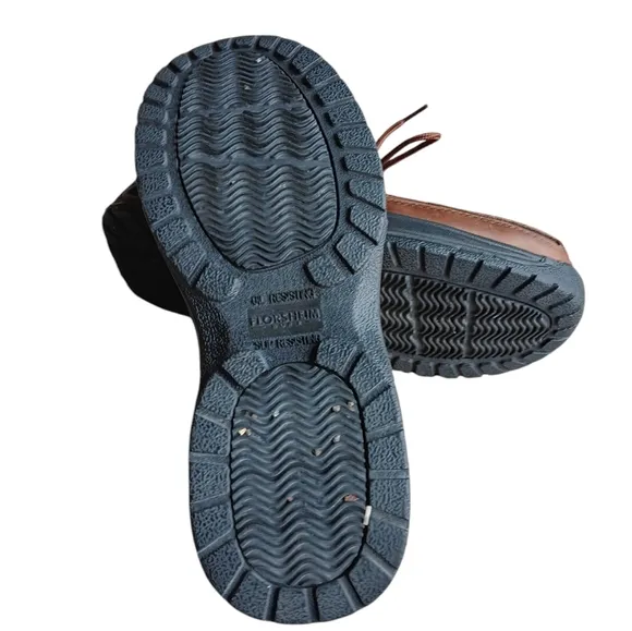 FLORSHEIM UNISEX MEN'S SIZE 8 WOMEN'S SIZE 10 SLIP RESISTANT COMPOSITE TOE SHOES