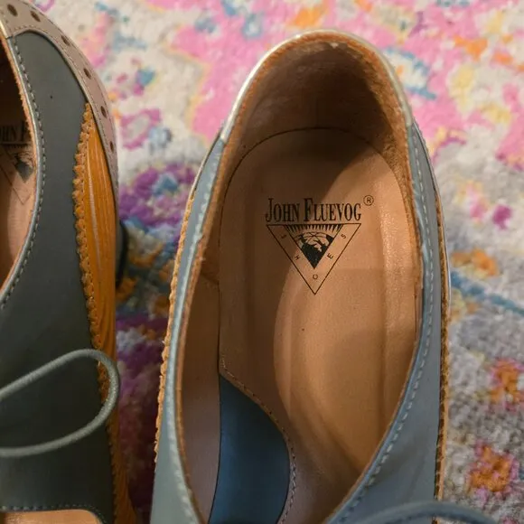 Fluevog Mary Jane Tie Heels, Sz 6
