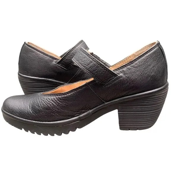 Fly London Mary Jane Wiss Pump 36 Goth Punk Dark Academia
