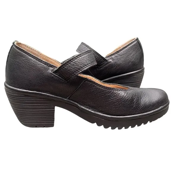 Fly London Mary Jane Wiss Pump 36 Goth Punk Dark Academia