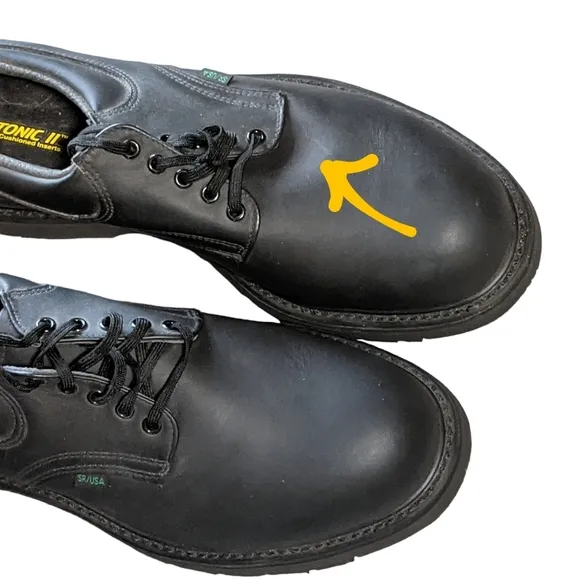 Footonic ll  orthopedic walk about sturdy work shoe loafer men's size 9.…