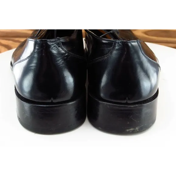Four-Ay Shoes Sz 44 M‎ Black Derby Oxfords Patent Leather Men 2020