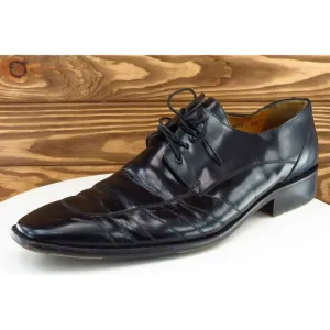 Four-Ay Shoes Sz 44 M‎ Black Derby Oxfords Patent Leather Men 2020