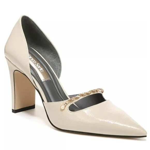 FRANCO SARTO Azara Pumps Cashmere Beige Faux Patent