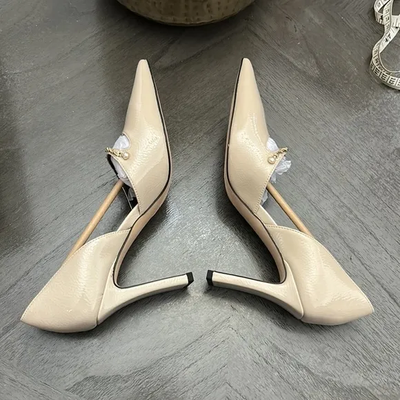 FRANCO SARTO Azara Pumps Cashmere Beige Faux Patent