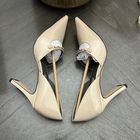 FRANCO SARTO Azara Pumps Cashmere Beige Faux Patent