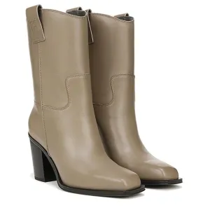 Franco Sarto Tan Heeled Boots Sleek Leather Design​
