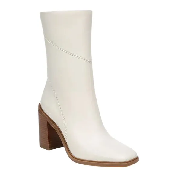 Franco Sarto Women's Stevie Mid Shaft Boots White Size 6 1/2