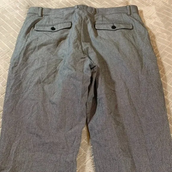 Frank &amp; Oak Mens 34x34 Dress Pants Gray Nathan Modern Slim Fit Straight