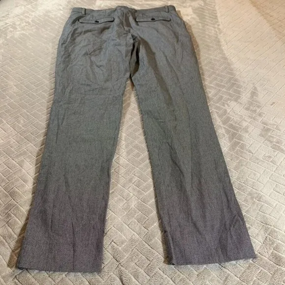 Frank &amp; Oak Mens 34x34 Dress Pants Gray Nathan Modern Slim Fit Straight