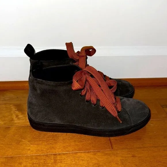 Frau Mid Boots Nubuck Leather Sz 37