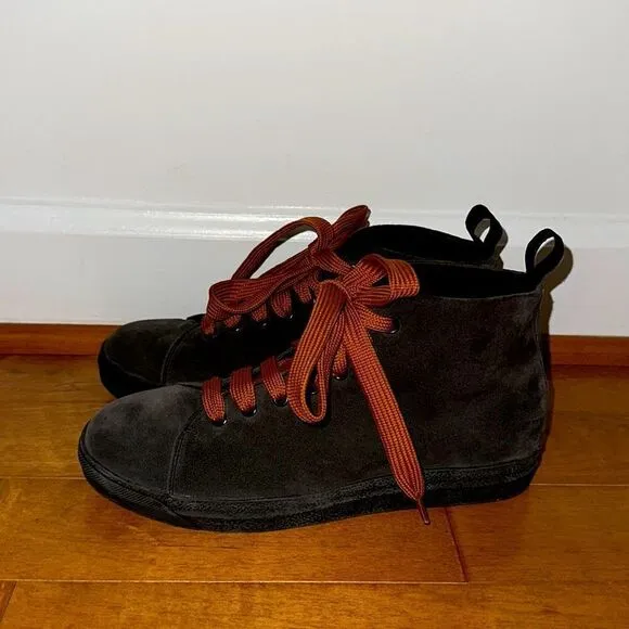 Frau Mid Boots Nubuck Leather Sz 37