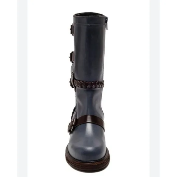 Free People Billie Buckle Boots Size 6.5