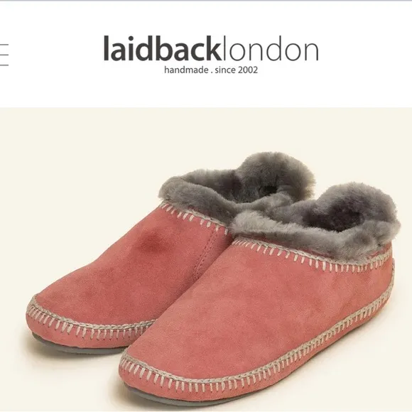 Free People brand new Laidback London Dusty Pink Cozy shearling slippers 🧘 ♥️