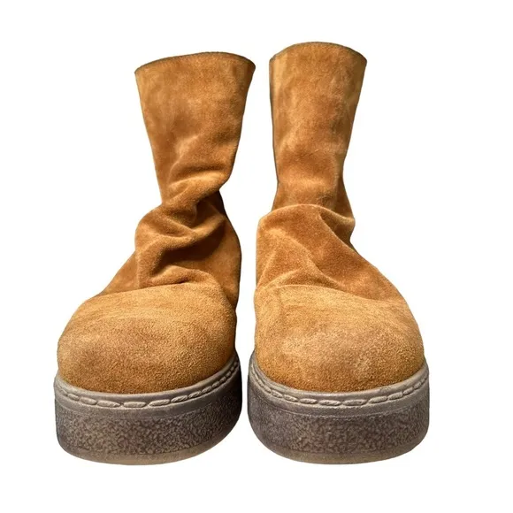 Free People | Byron Flatform Suede Boots Size 38