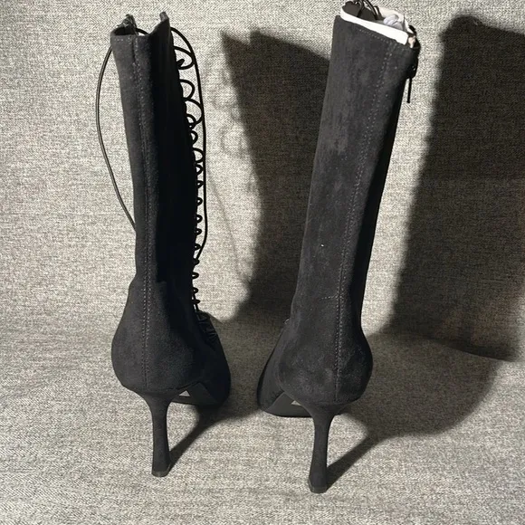Free People Carolina Corset Heel Boots. NEW
