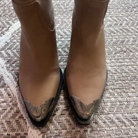 Free People Faster Horses Filigree Boots Sz 7