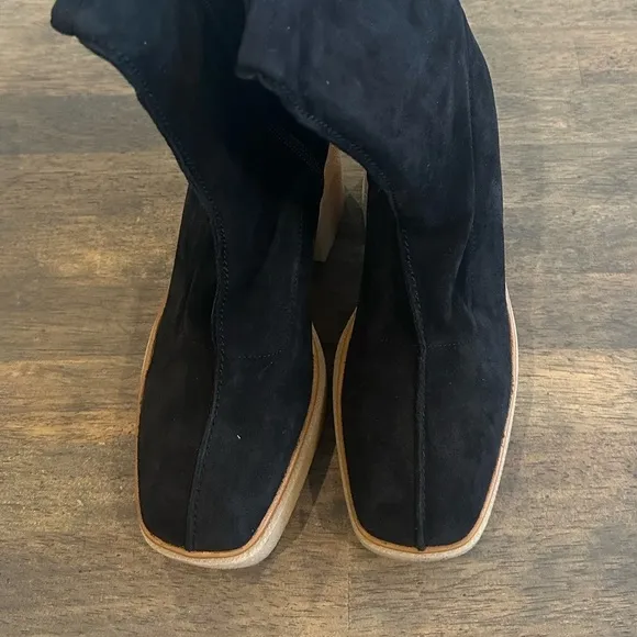 Free People Gigi Ankle Boot Black Size 39.5