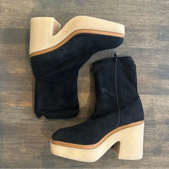 Free People Gigi Ankle Boot Black Size 39.5