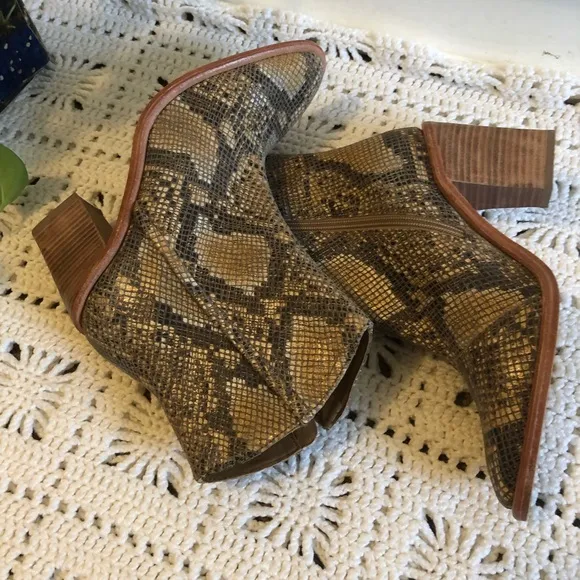 Free People In Tan Barclay Snake Print Ank…
