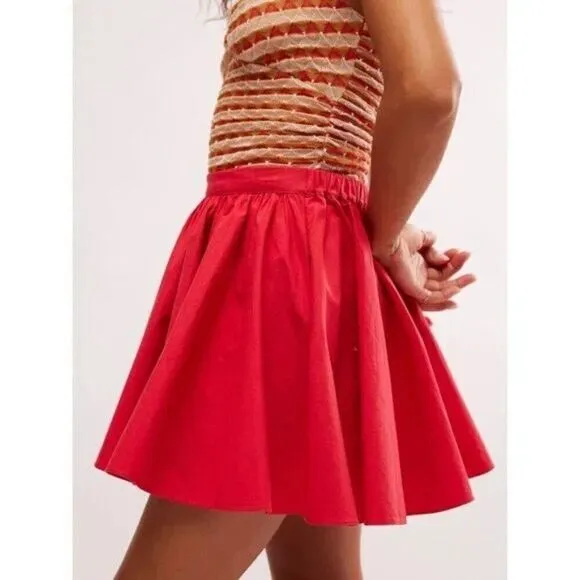 FREE PEOPLE NWT Gaia Skirt / Bella Rosa XS