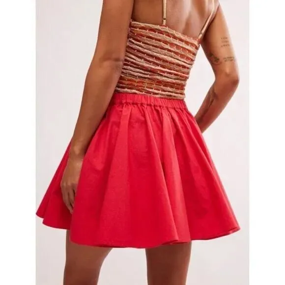 FREE PEOPLE NWT Gaia Skirt / Bella Rosa XS