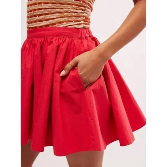 FREE PEOPLE NWT Gaia Skirt / Bella Rosa XS