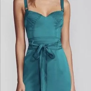 Free People Party Green Mini Dress