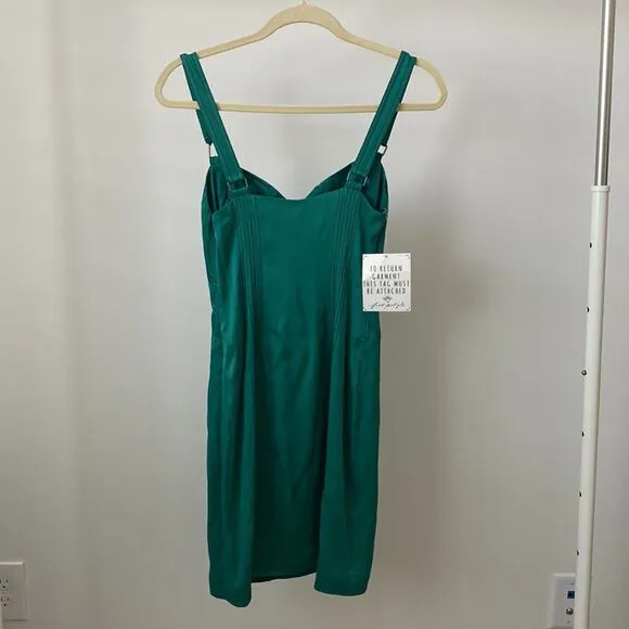 Free People Party Green Mini Dress