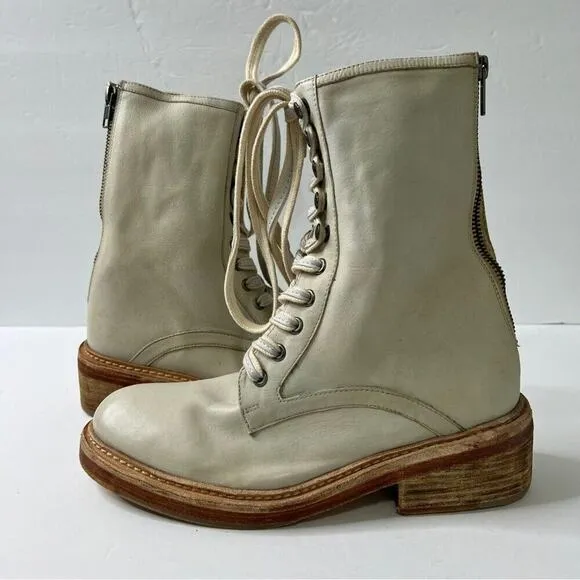 Free People Santa Fe Lace Up Boots combat boots Sz 8