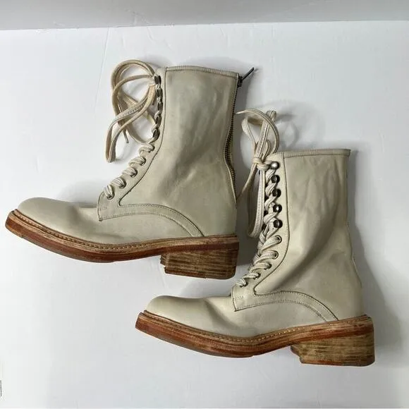 Free People Santa Fe Lace Up Boots combat boots Sz 8