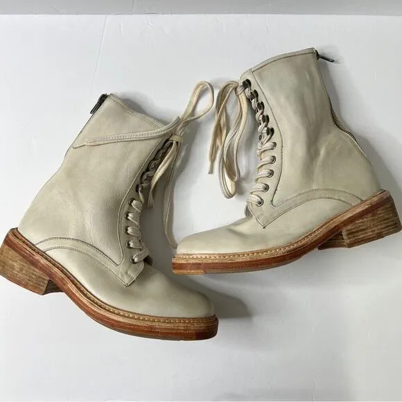Free People Santa Fe Lace Up Boots combat boots Sz 8
