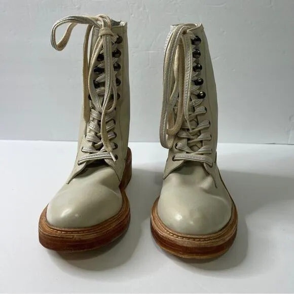 Free People Santa Fe Lace Up Boots combat boots Sz 8