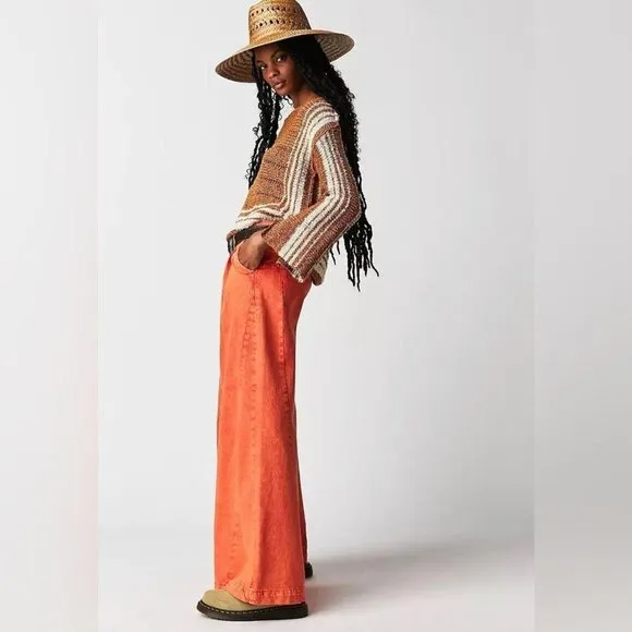 Free People We The Free Equinox Denim Trousers