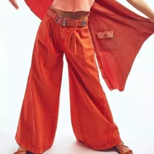 Free People We The Free Equinox Denim Trousers