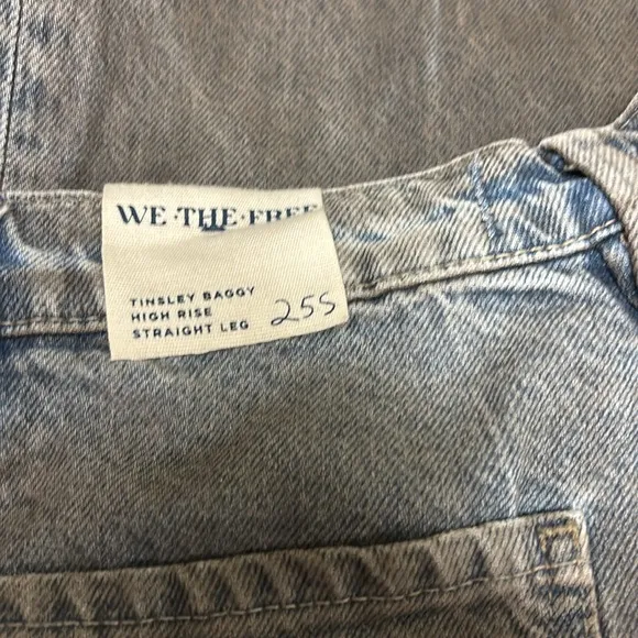 Free People We The Free Tinsley Baggy Denim Jeans in Shadow of Your Love